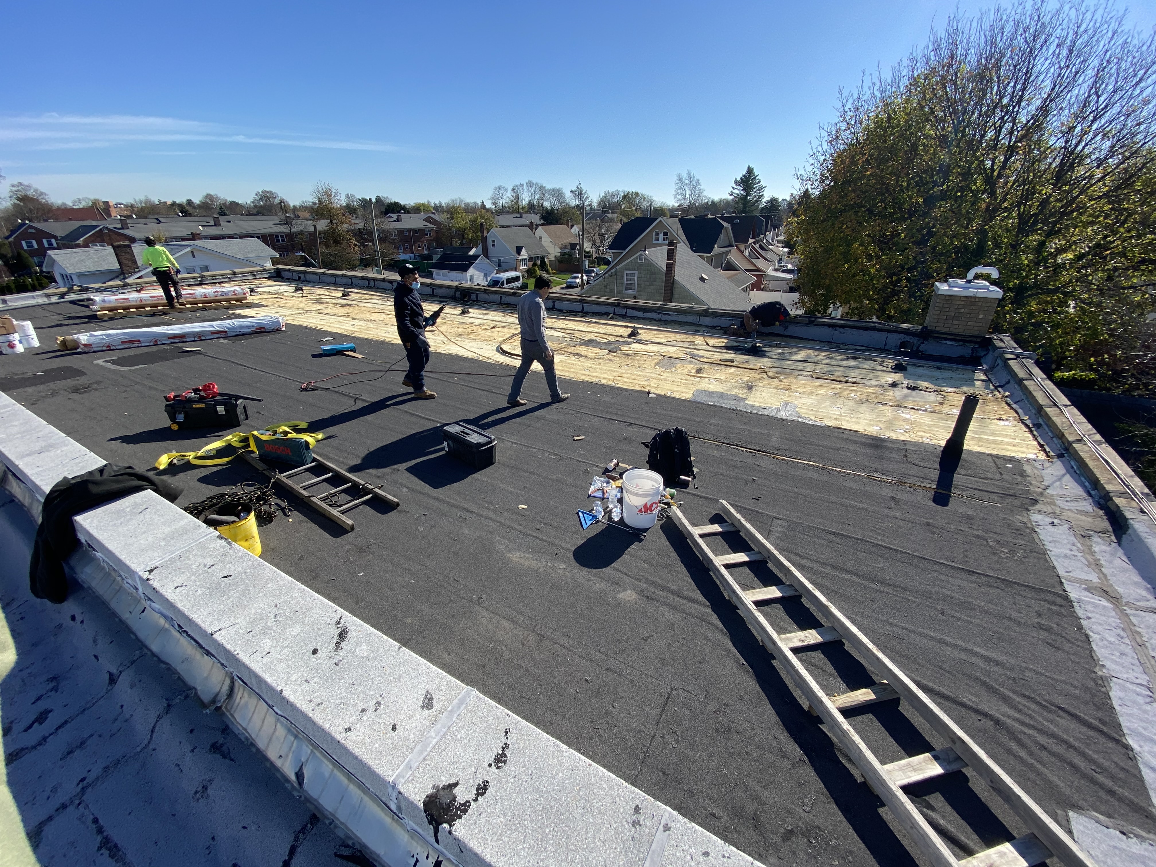 long island flat roofs